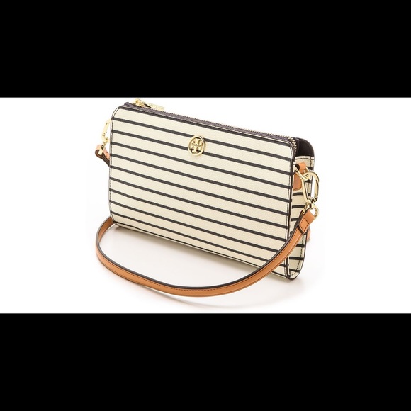 Tory Burch Handbags - Like NewTORY BURCH Robinson Striped Crossbody